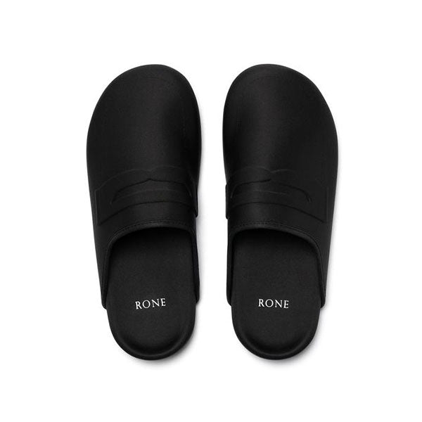 LOAFER MULE - BLACK